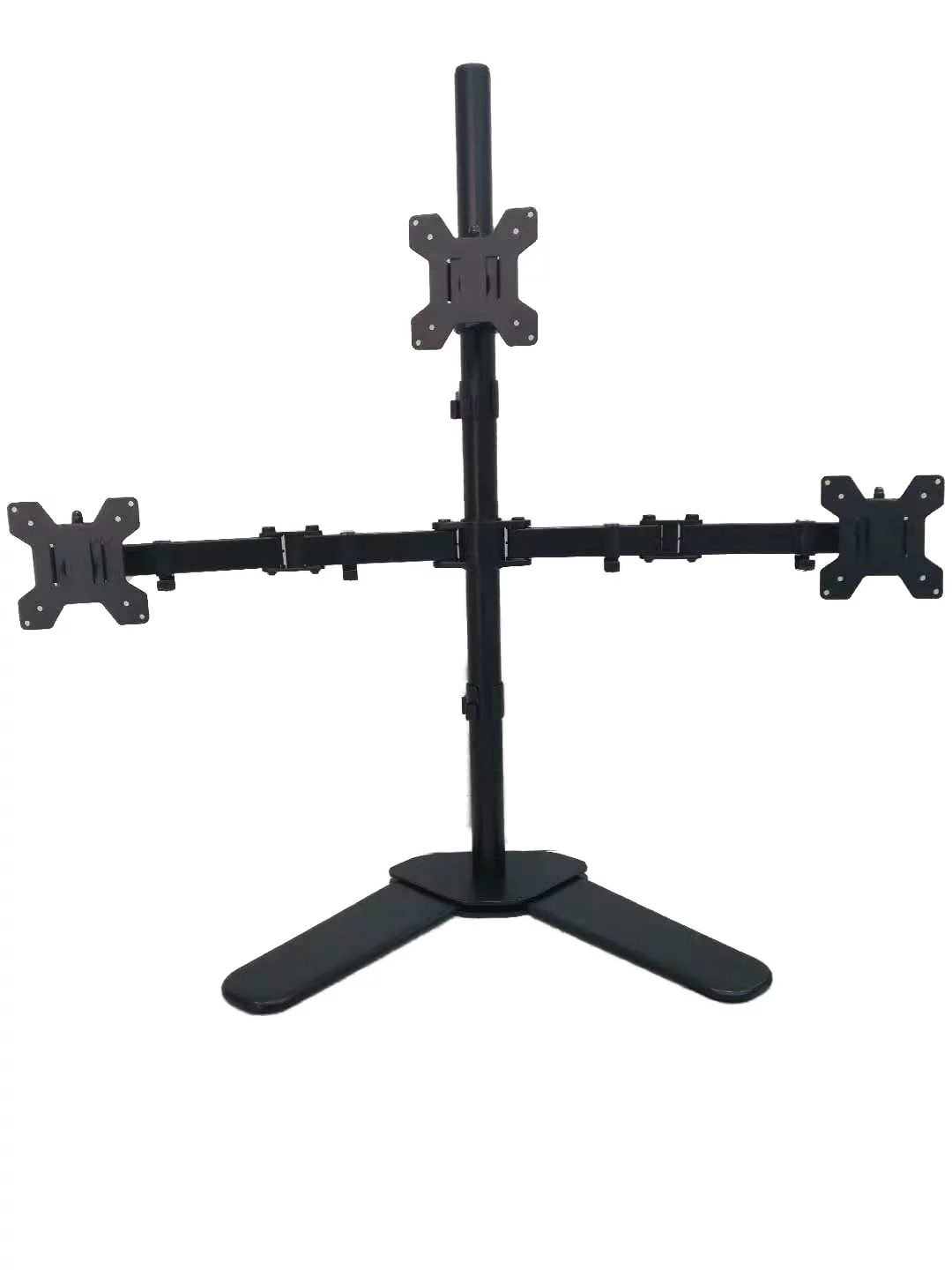 Support de Bureau Triple Pyramide (3 moniteurs)